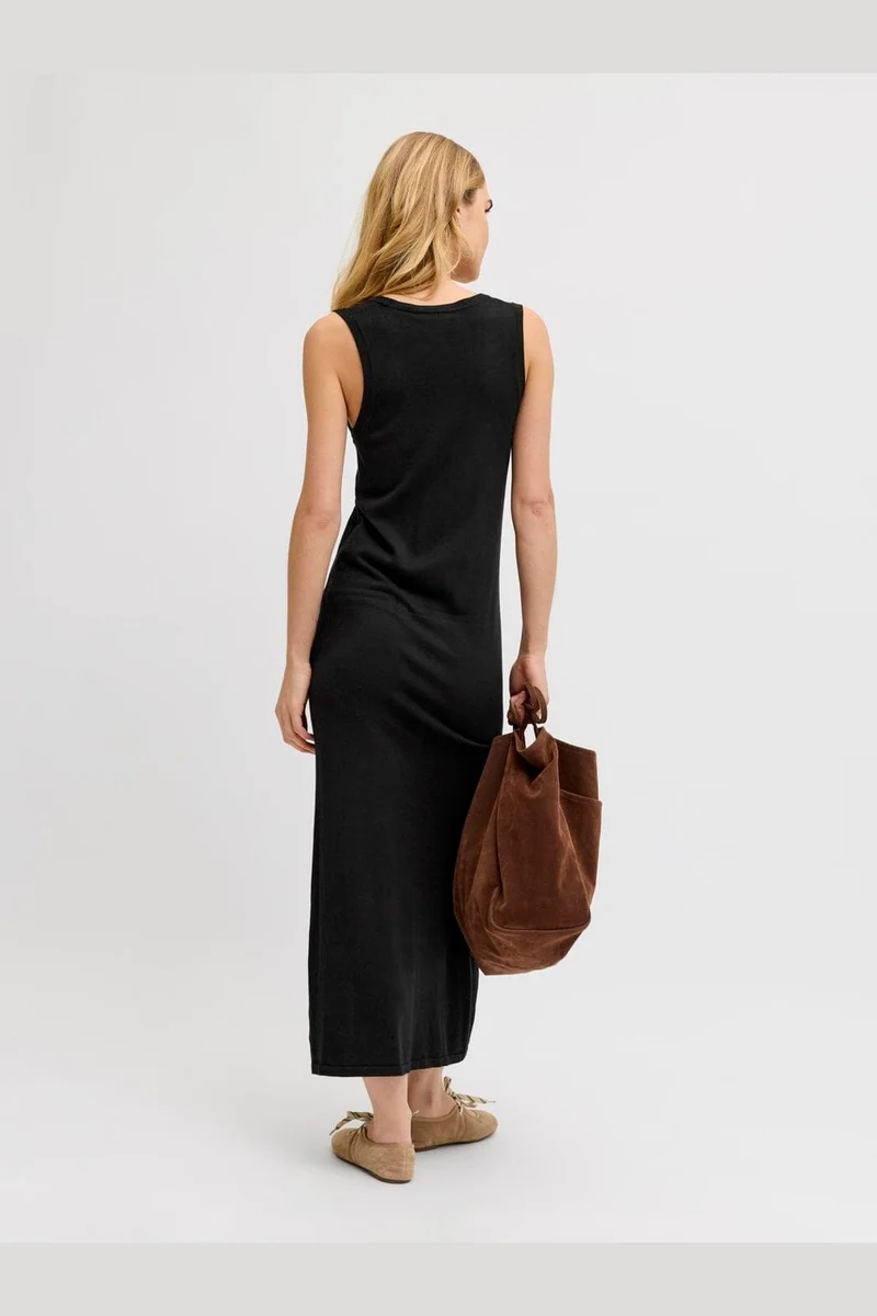 Jjxx - Jxmina Comfy Long Dress Knit Sn - 4916186 Black