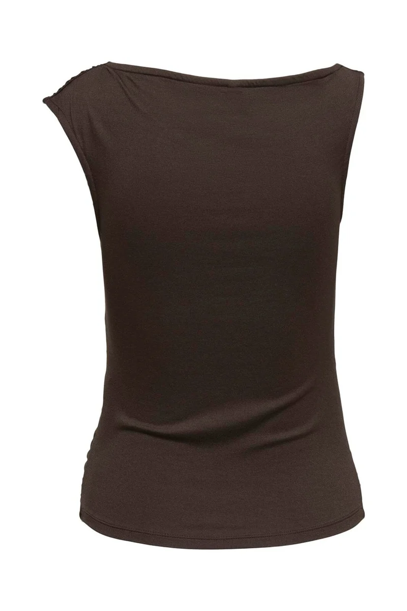 Only - Onlvanja Ss Off Shoulder Top - 5103406 Coffee Bean