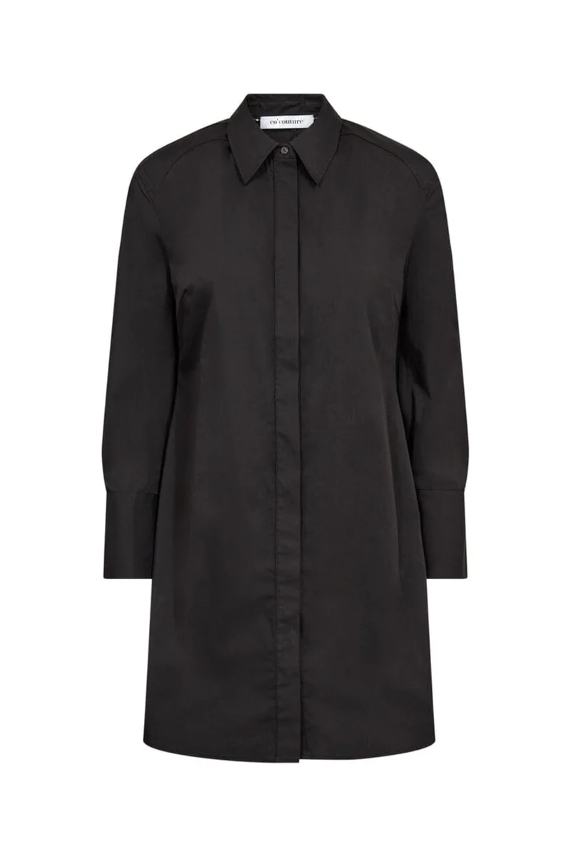 Co´Couture - Sannacc Power Shirt Dress 500298 - 65001 - Black