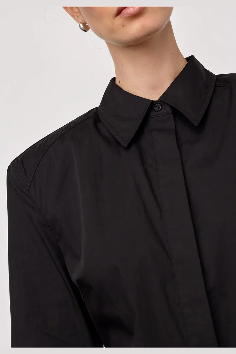 Co´Couture - Sannacc Power Shirt Dress 500298 - 65001 - Black