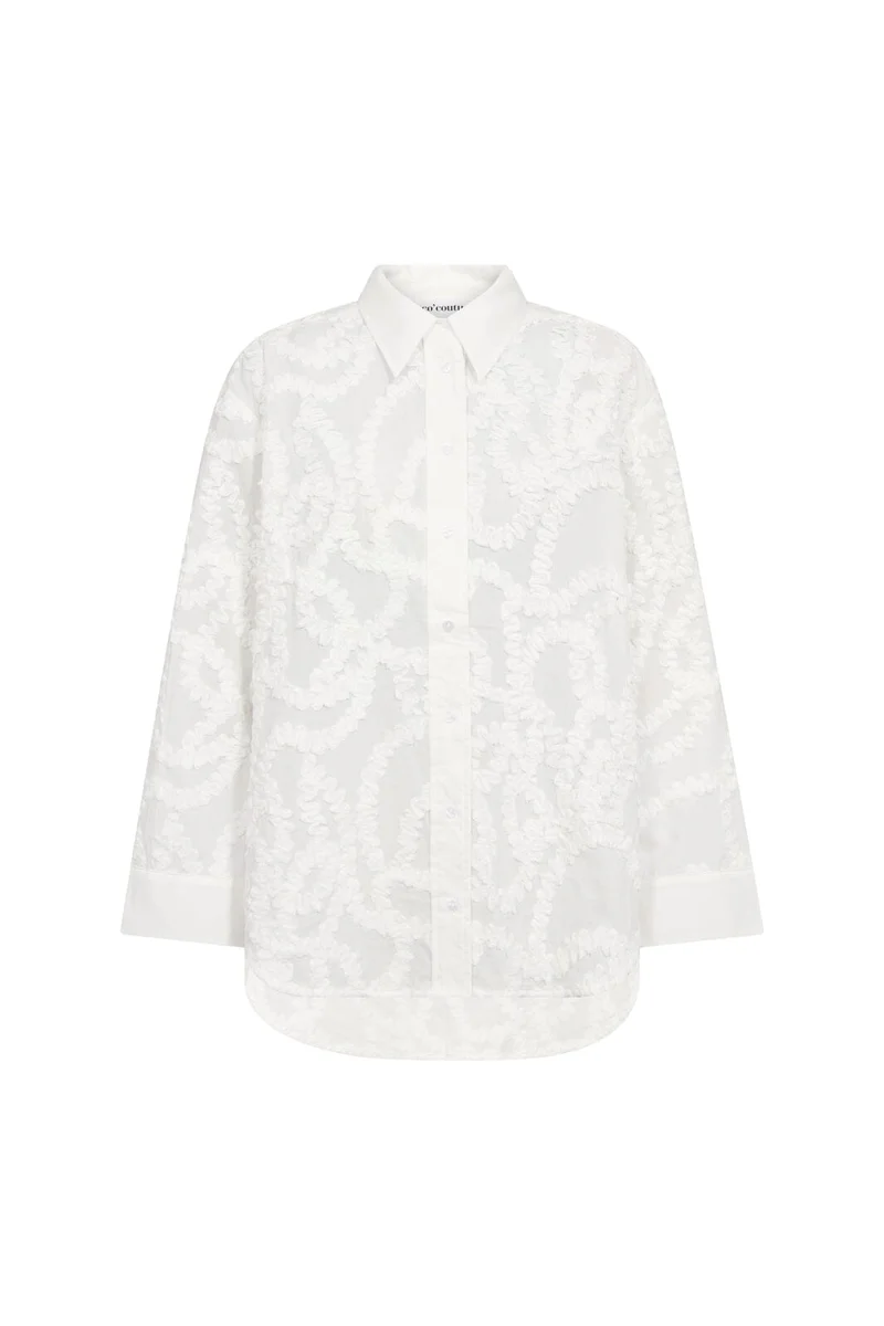 Co´Couture - Brynncc Structure Shirt 500296 - 10001 - White