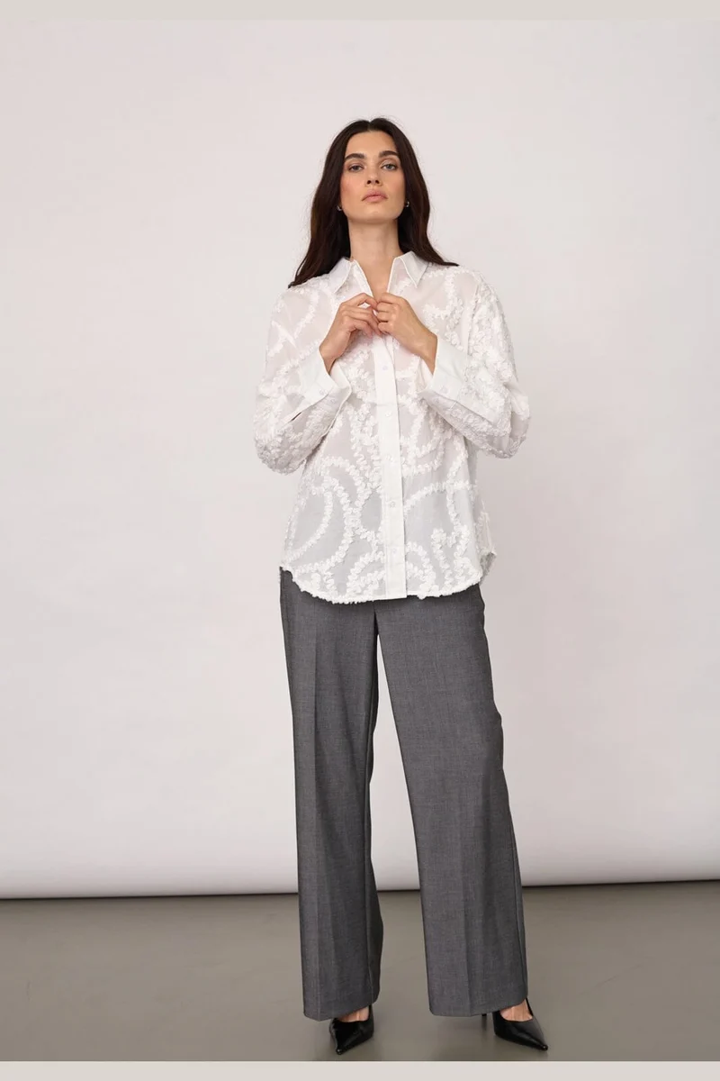 Co´Couture - Brynncc Structure Shirt 500296 - 10001 - White
