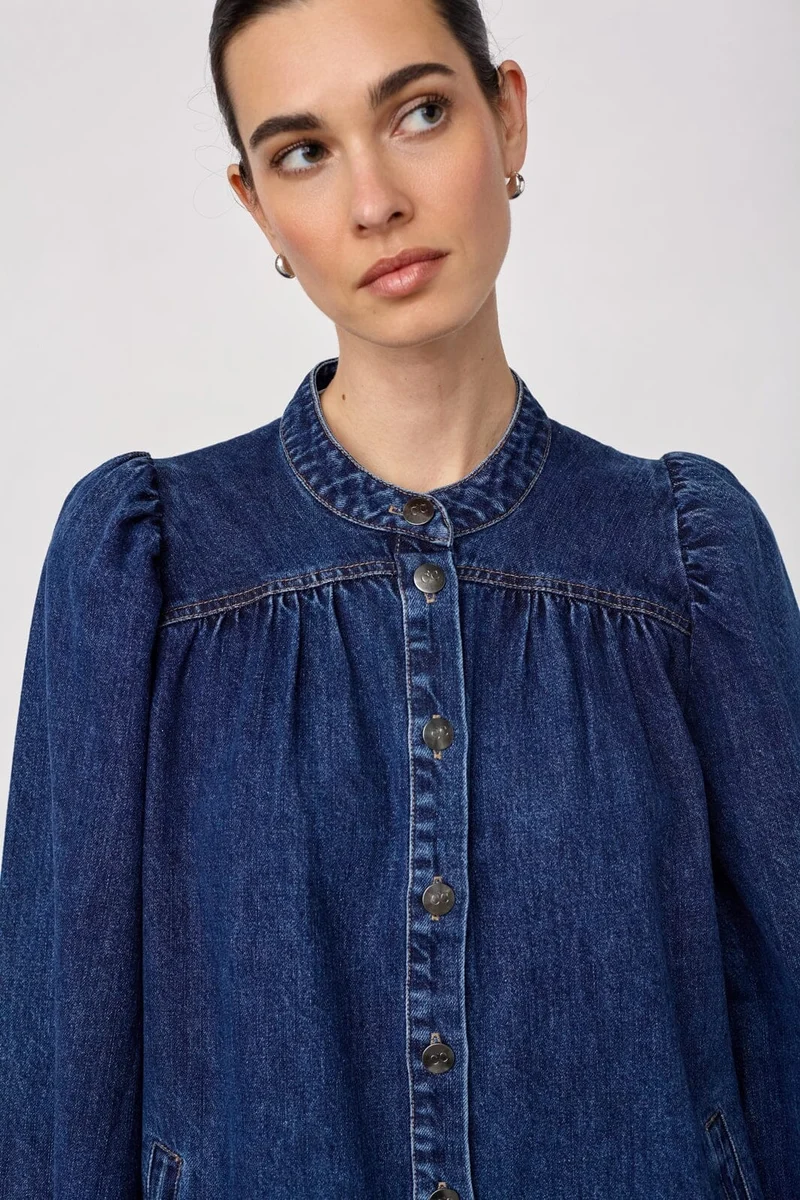 Co´Couture - Denicecc Ls Denim Dress 500276 - 45003 - Used Denim
