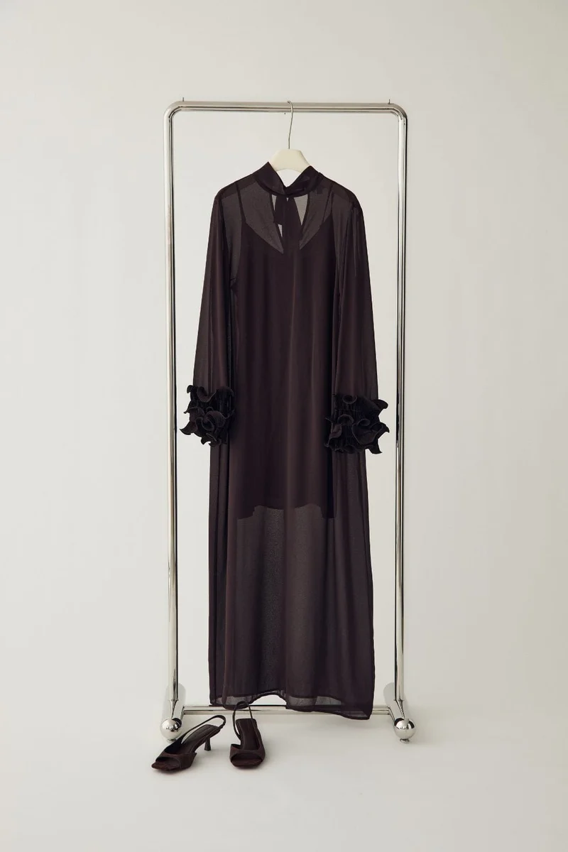 Noella - N-Latania Long Dress 14510005 - 674 - Chocolate