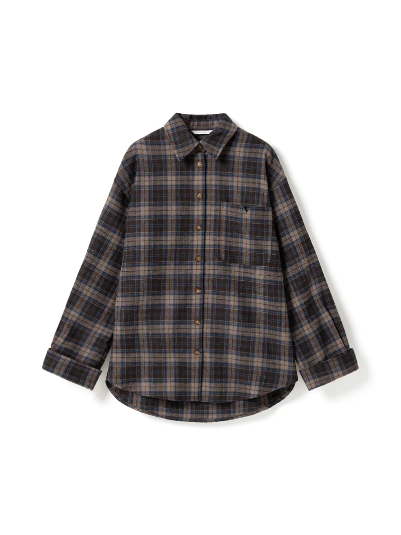 Noella - N-Marlon Shirt 17130001 - 1545 - Brown Blue Check