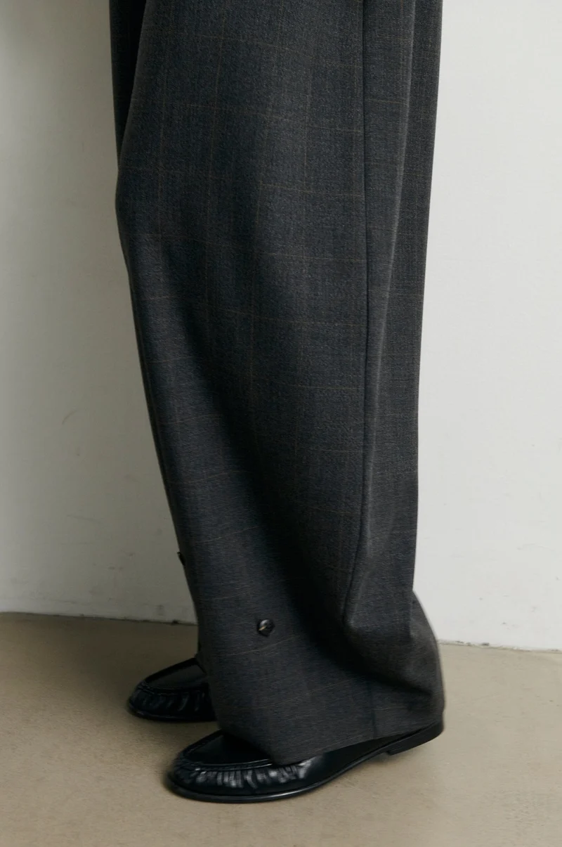 Second Female - Anjou Trousers 60963 - 7003 Dark grey melange