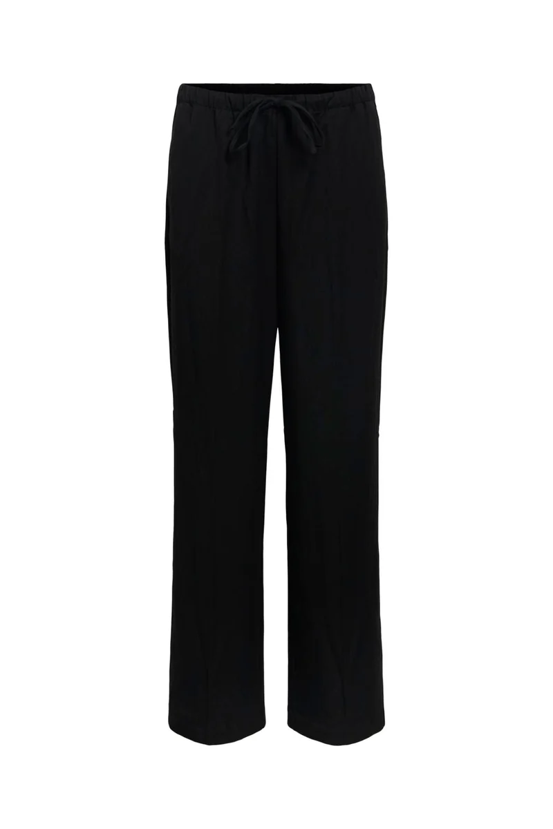Object - Objlisa Tie Wide Pant - 5191830 Black