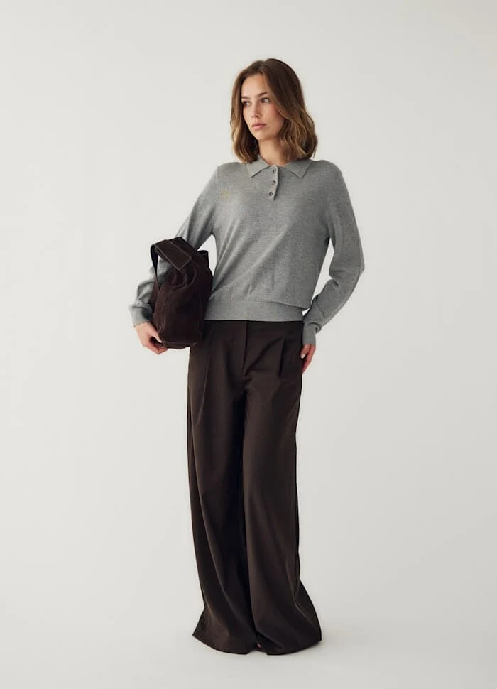 Noella - N-Maxine Knit 14990001 - 972 - Medium Grey Mel.