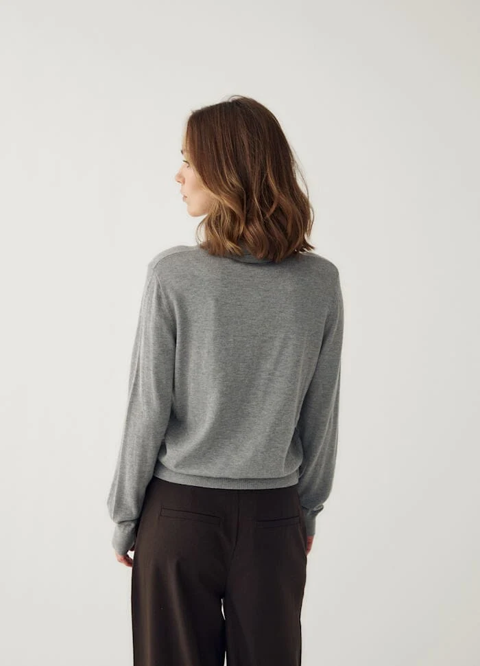 Noella - N-Maxine Knit 14990001 - 972 - Medium Grey Mel.
