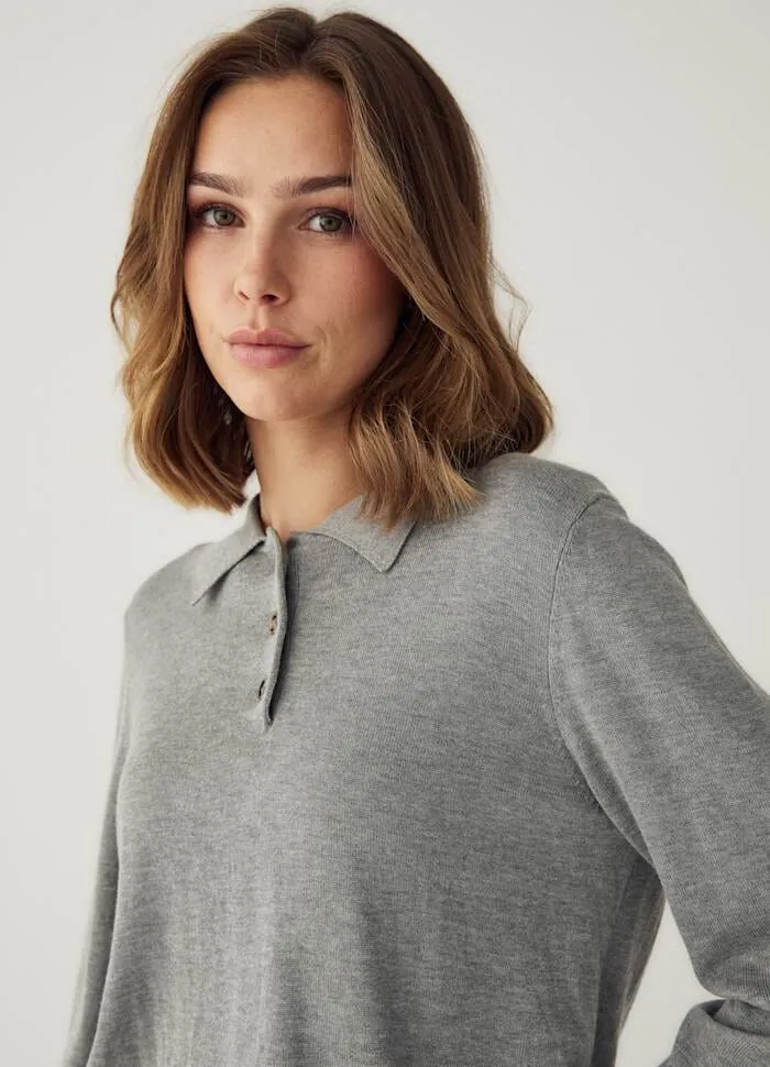 Noella - N-Maxine Knit 14990001 - 972 - Medium Grey Mel.