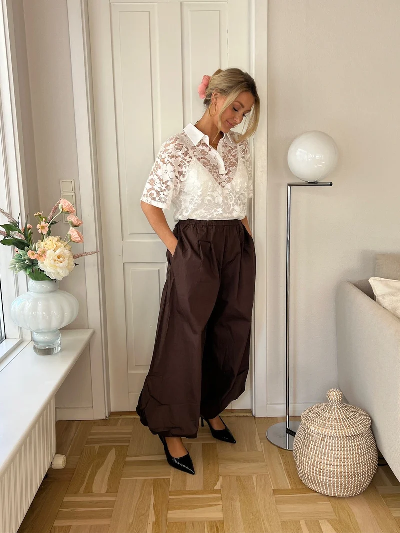 Dear Molly - Ballon Pants - Dark Brown