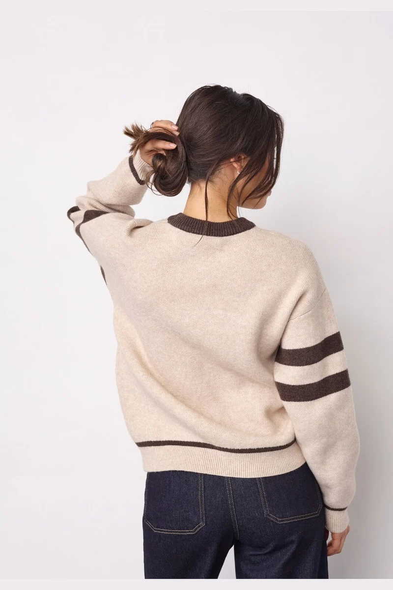 Co´Couture - Rowcc Coco Logo Knit 500085 - 10003 - Creme