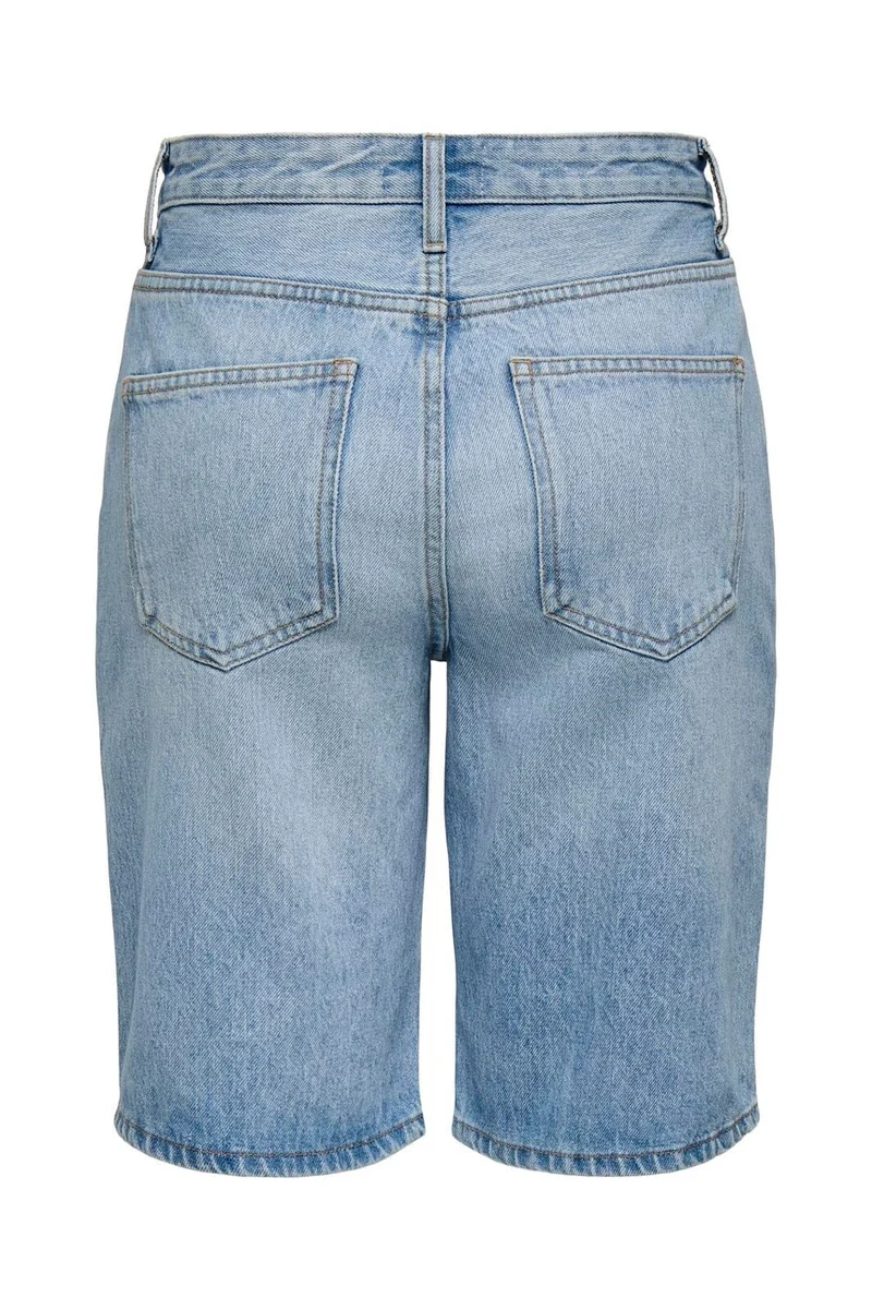 Only - Onlsonny Wide Rhinst Shorts Yor - 4991662 Medium Blue Denim