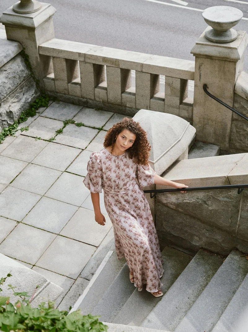 Neo Noir - Kikka Wild Rose Dress 164910 - 630 - Dusty Rose