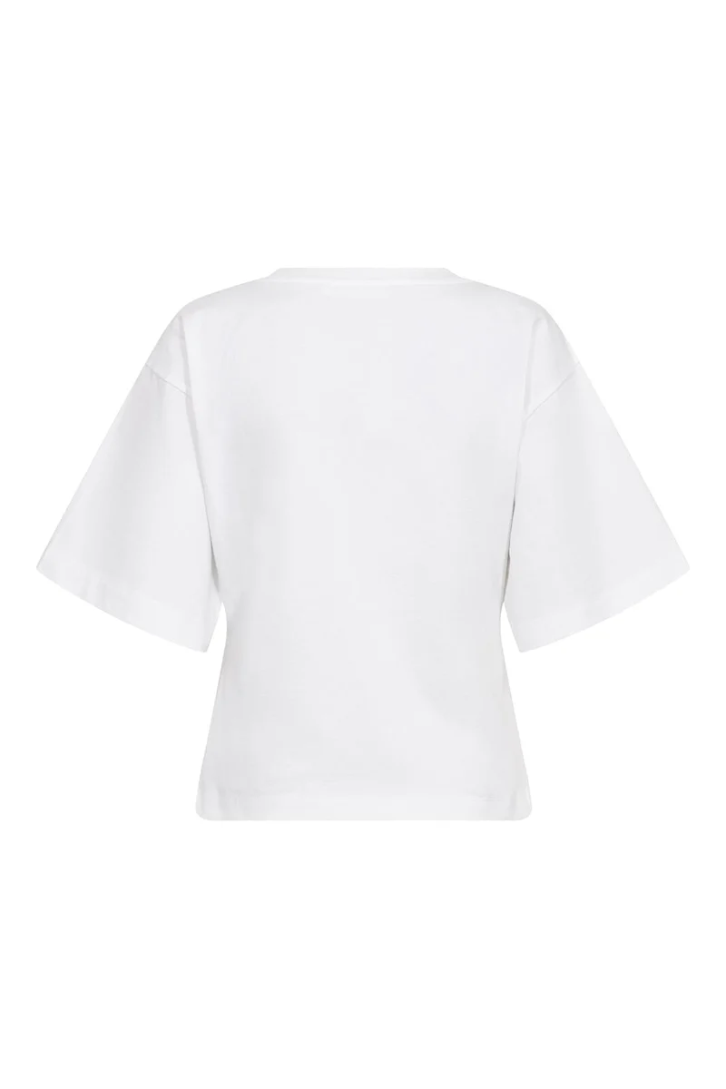 Co´Couture - 43013 Zengacc Tee O-Neck 500108 - 10011 - White - Blue