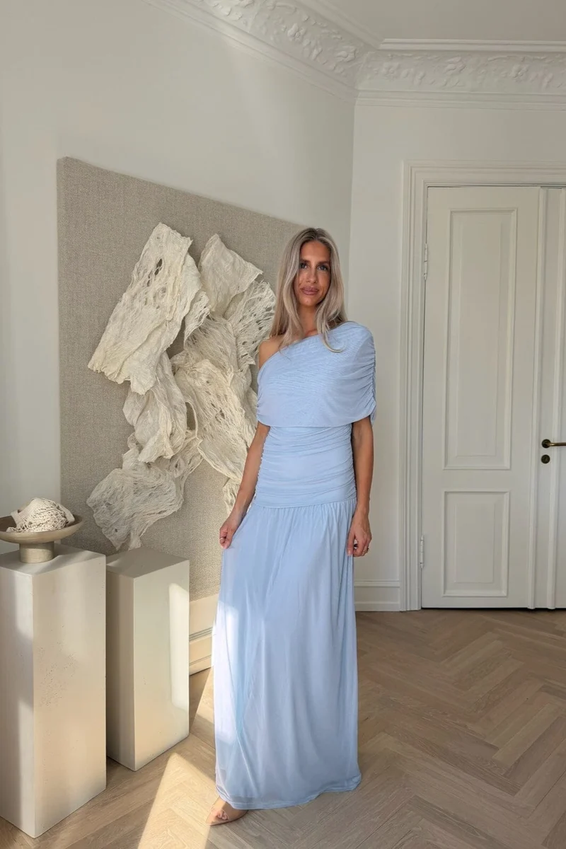 BYIC - Juneic Mesh Dress A25379 - Blue