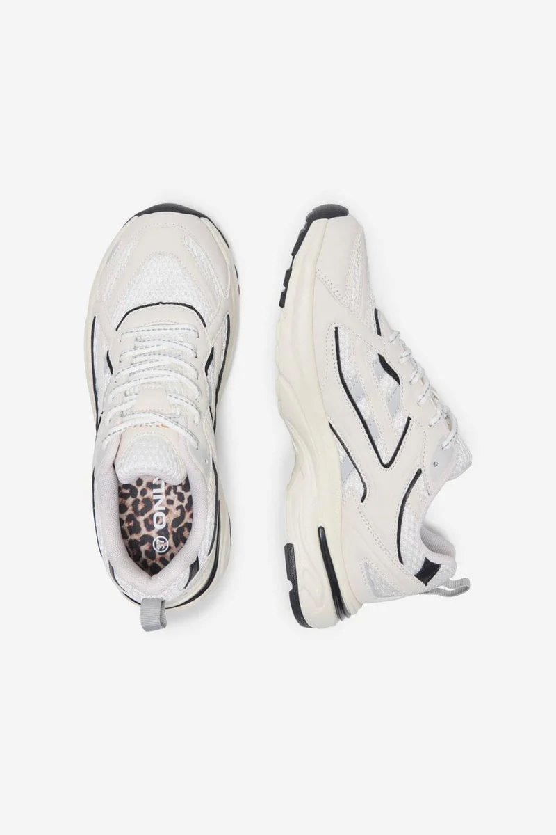 Only - Onlolivia Mesh Chunky Sneaker - 5079682 White Black