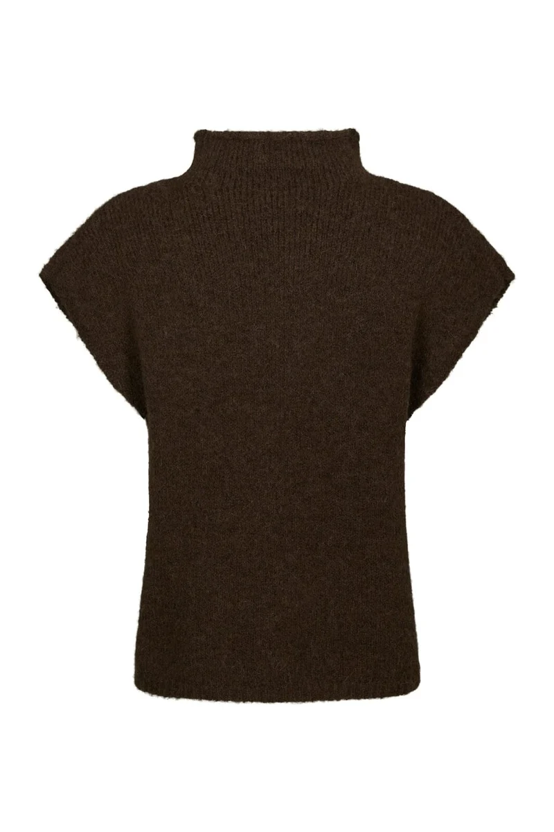 Neo Noir - Jona Knit Top 168425 - 205 - Brown Melange