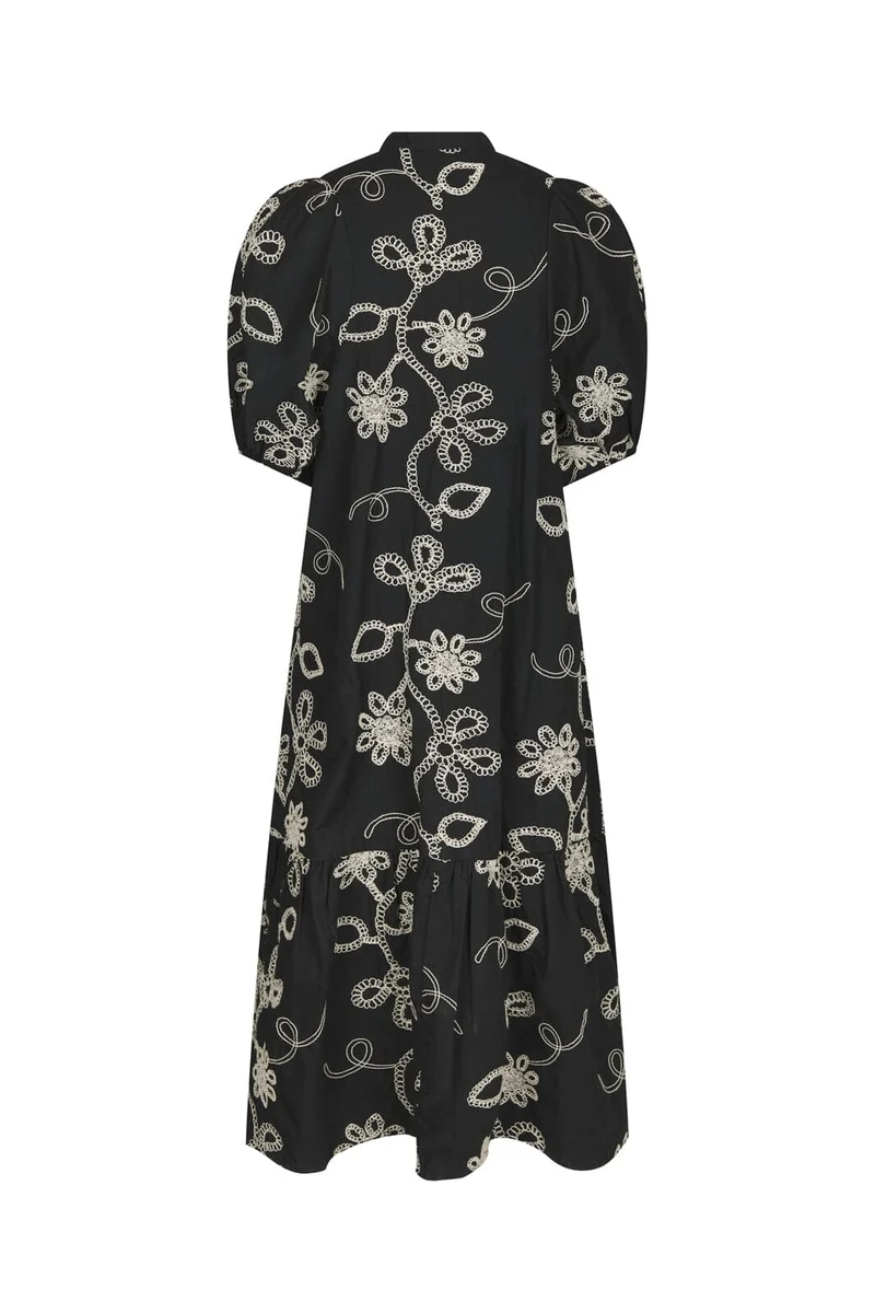 Neo Noir - Veronica Dori Emb Dress 168481 - 100 - Black