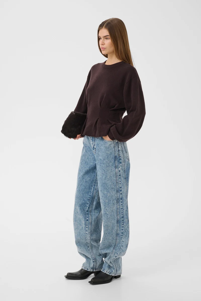 Gestuz - Gzmanzi Waist Pullover 10911492 - 191018 - Ganache