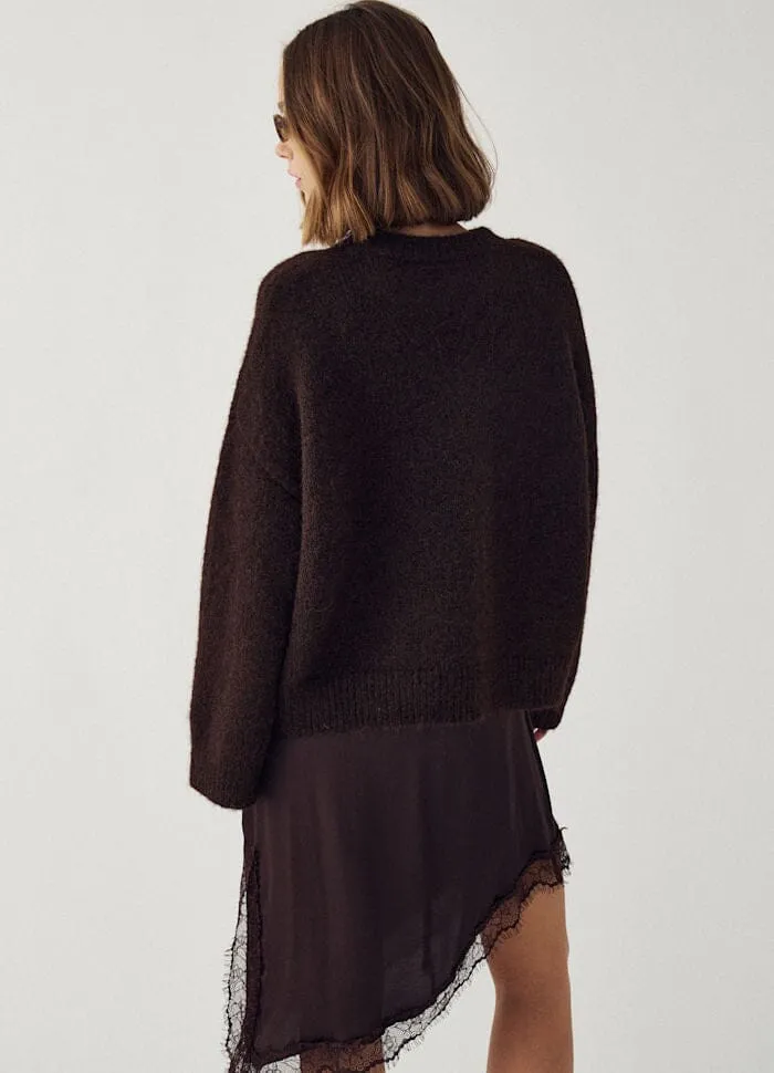 Noella - N-Mavi Knit 16100002 - 674 - Chocolate