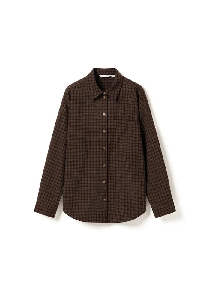 Noella - N-Lisa Shirt 16360003 - 1499 - Devana Brown Check