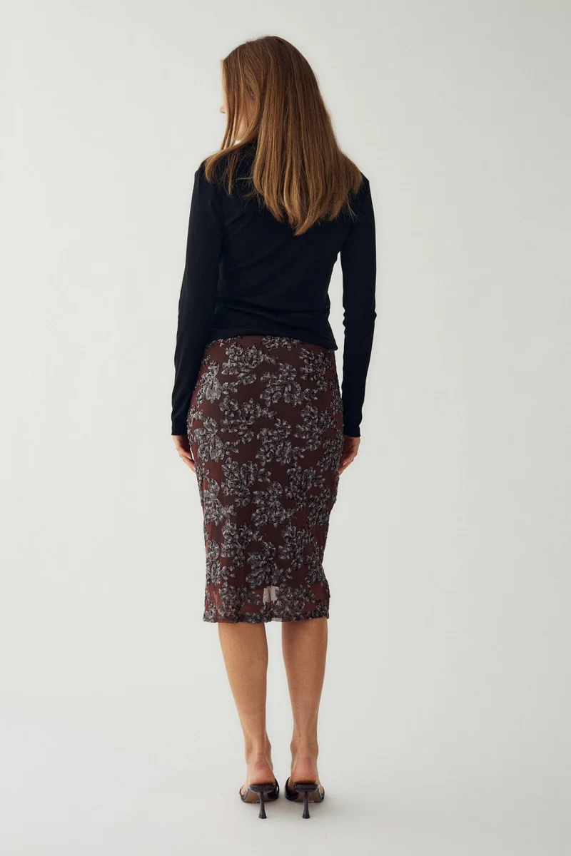 Noella - N-Jocelyn Skirt 16320003 - 1471 - Medium Brown