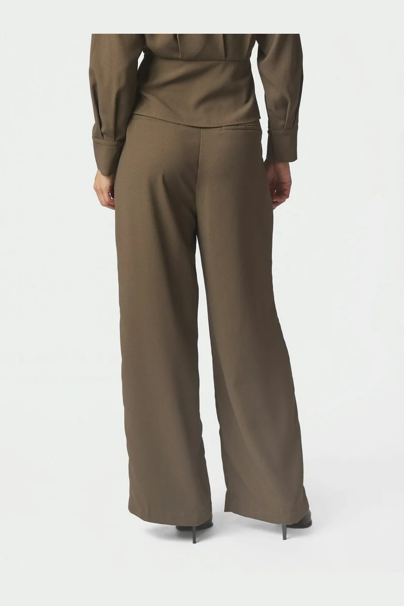 Neo Noir - Zoba Crepe Pants 165685 - 176 - Khaki