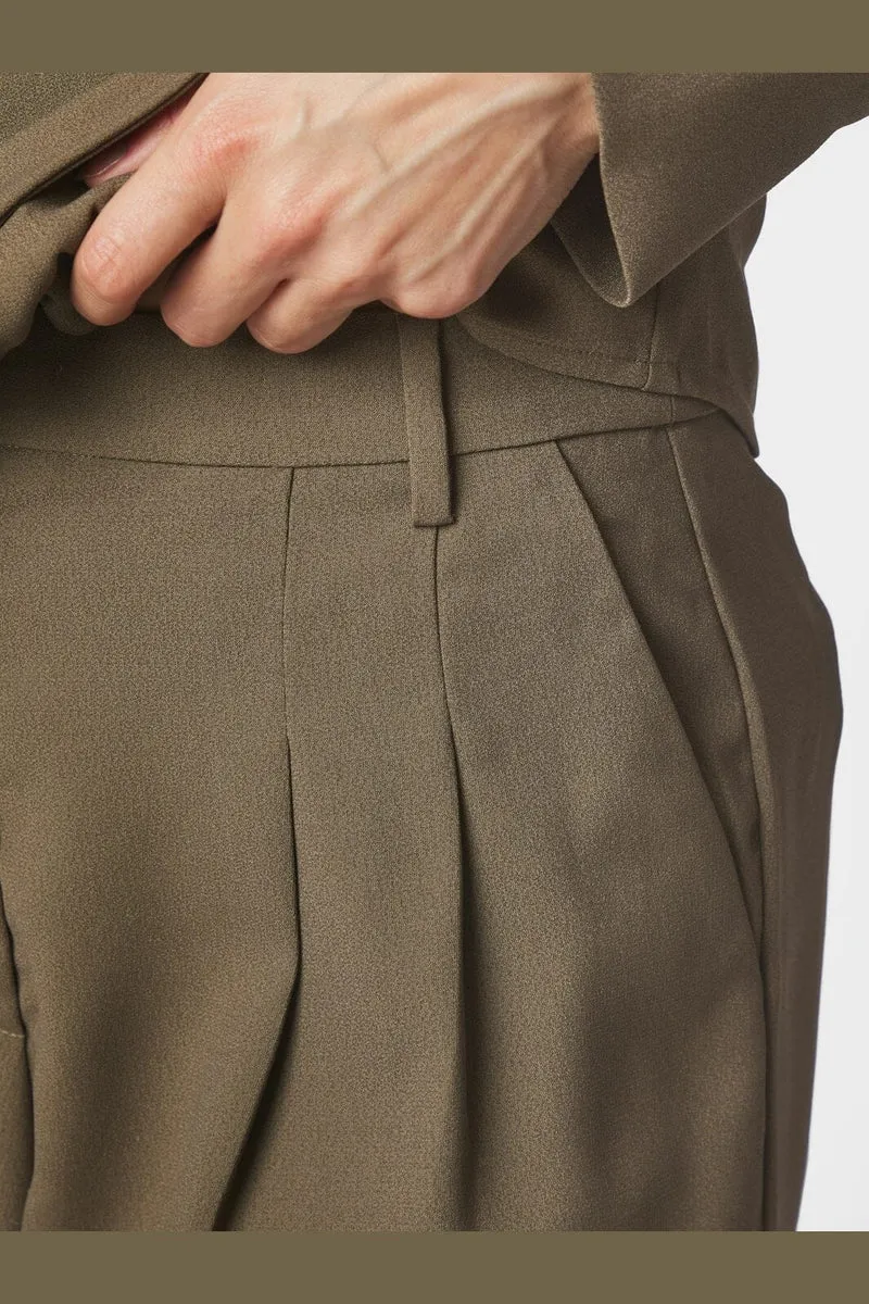 Neo Noir - Zoba Crepe Pants 165685 - 176 - Khaki
