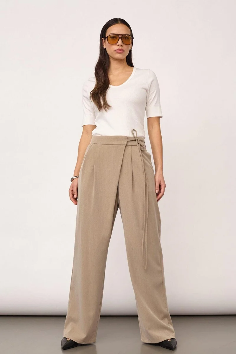 Co´Couture - Eminacc Wrap Pant 500111 - 20012 - Sand