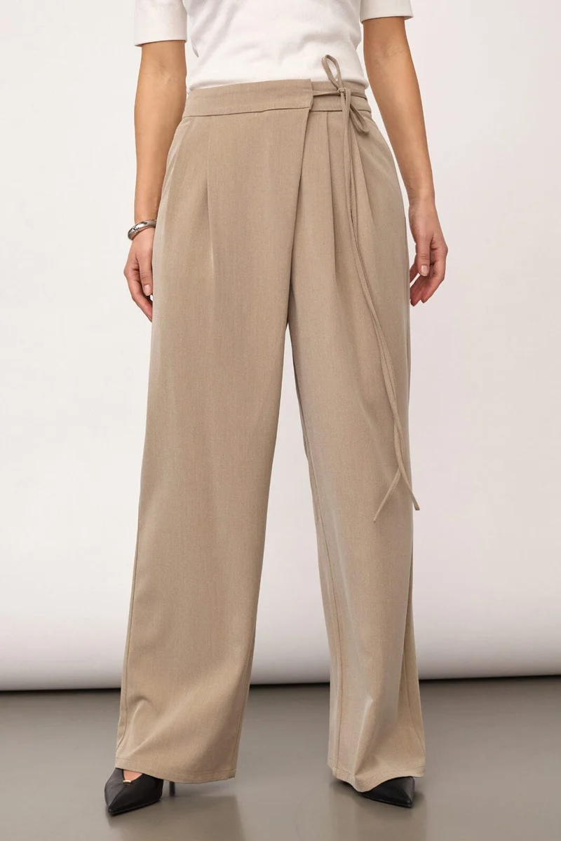 Co´Couture - Eminacc Wrap Pant 500111 - 20012 - Sand