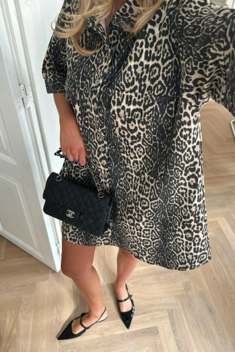 BYIC - Seldaic Shirt Dress - lp Leo Print