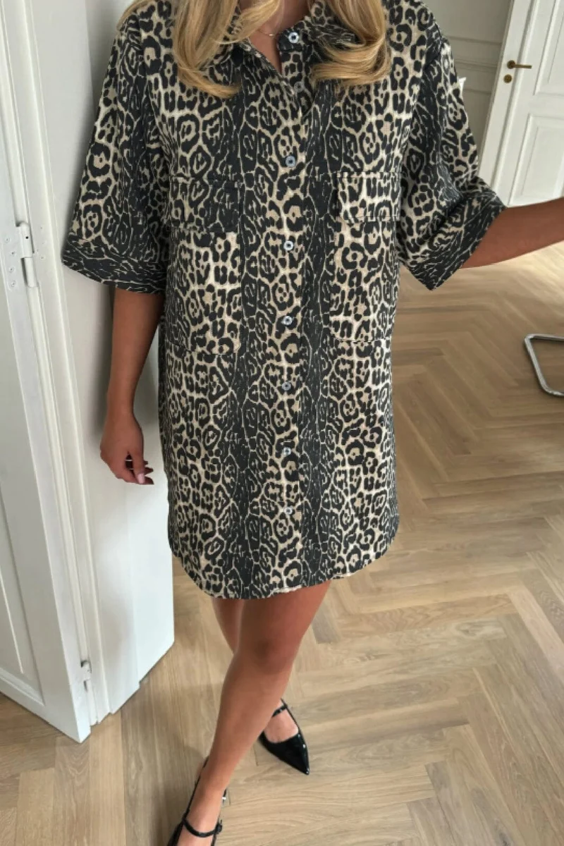 BYIC - Seldaic Shirt Dress - lp Leo Print