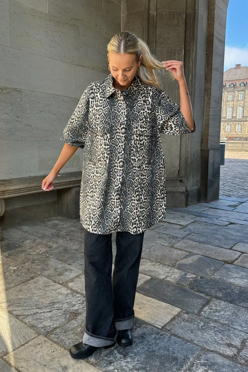 BYIC - Seldaic Shirt Dress - lp Leo Print