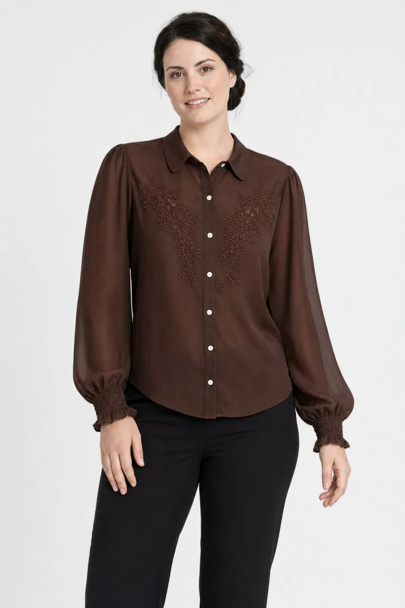 Dear Molly - Tonny Shirt Ch171553 - Brown