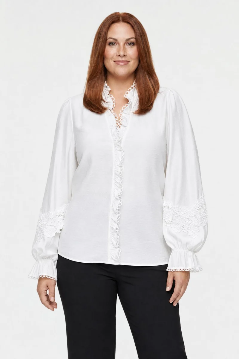 Dear Molly - Mette Shirt Shirt Ch156034b - White