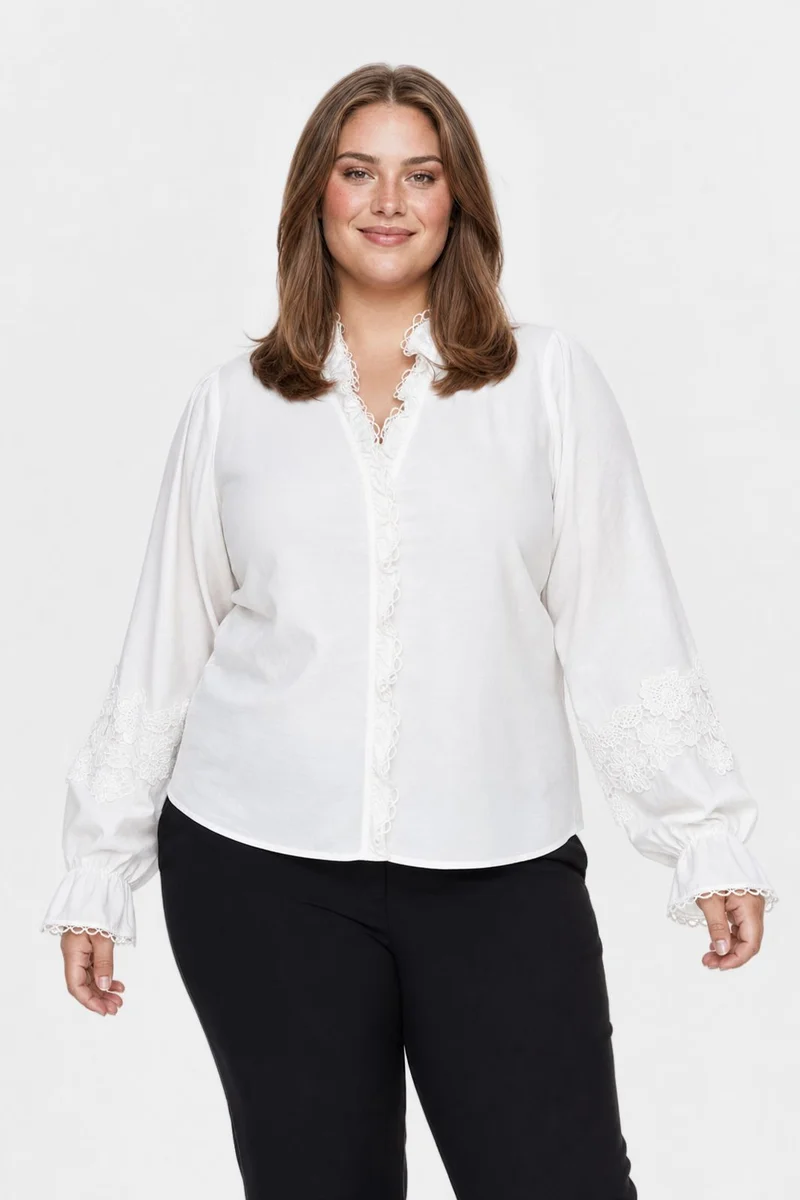 Dear Molly - Mette Shirt Shirt Ch156034b - White