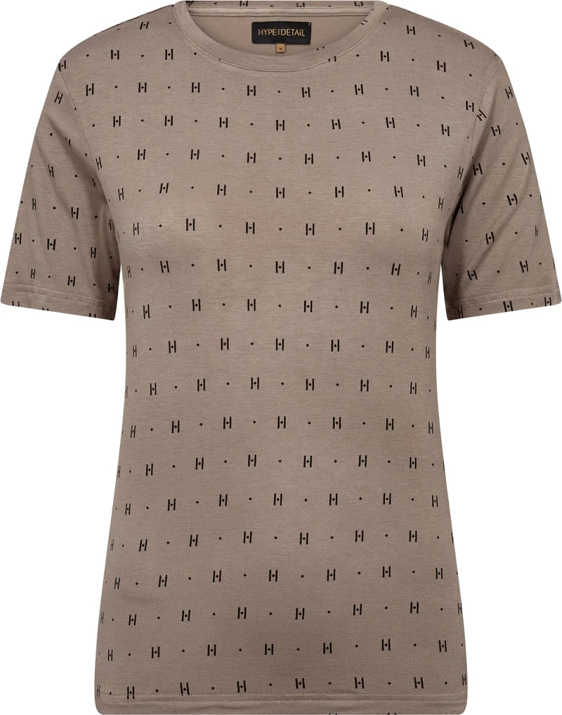 Hype The Detail - Htd Tee S/S Cashmere-Blend 650-2 - 4 - Sand