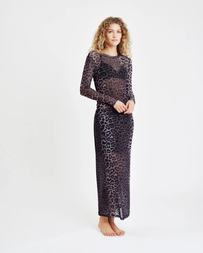 Hype The Detail - Skirt W/Print 320-97 - 9512 - Grå