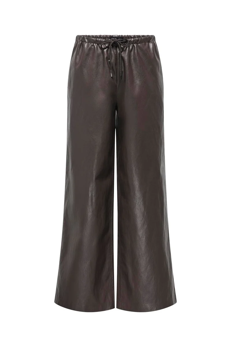Only - Onlmini Faux Leather Pants Cc - 5011809 Raven