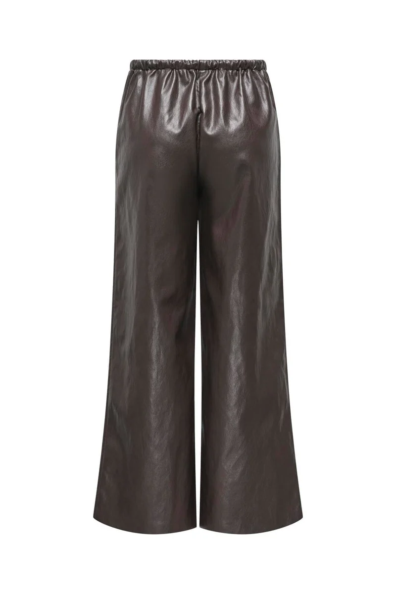 Only - Onlmini Faux Leather Pants Cc - 5011809 Raven