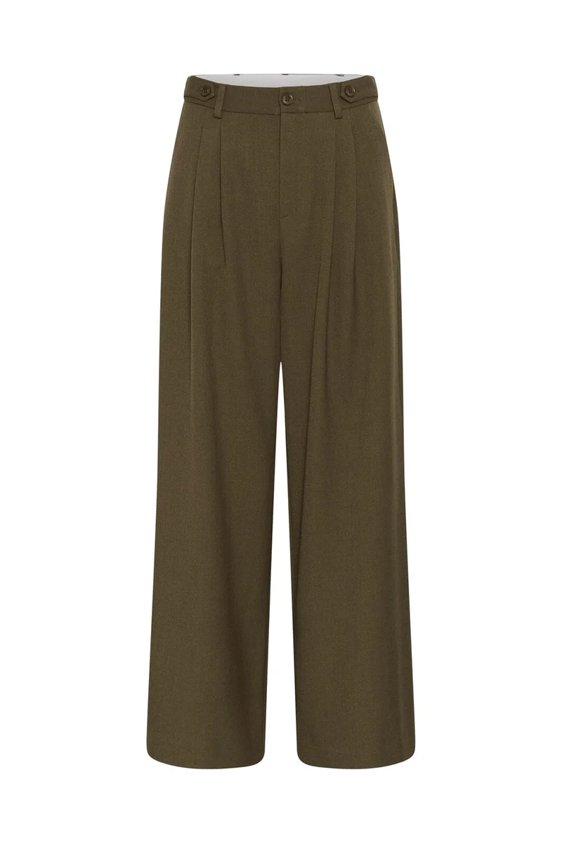 Gestuz - Gzstacy Pants 10911101 - 1908141 - Slate Black Melange