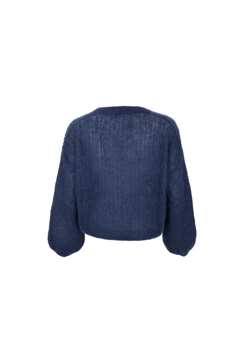 Black Colour - Bcbjoerk Rib Jumper 1263 - Navy