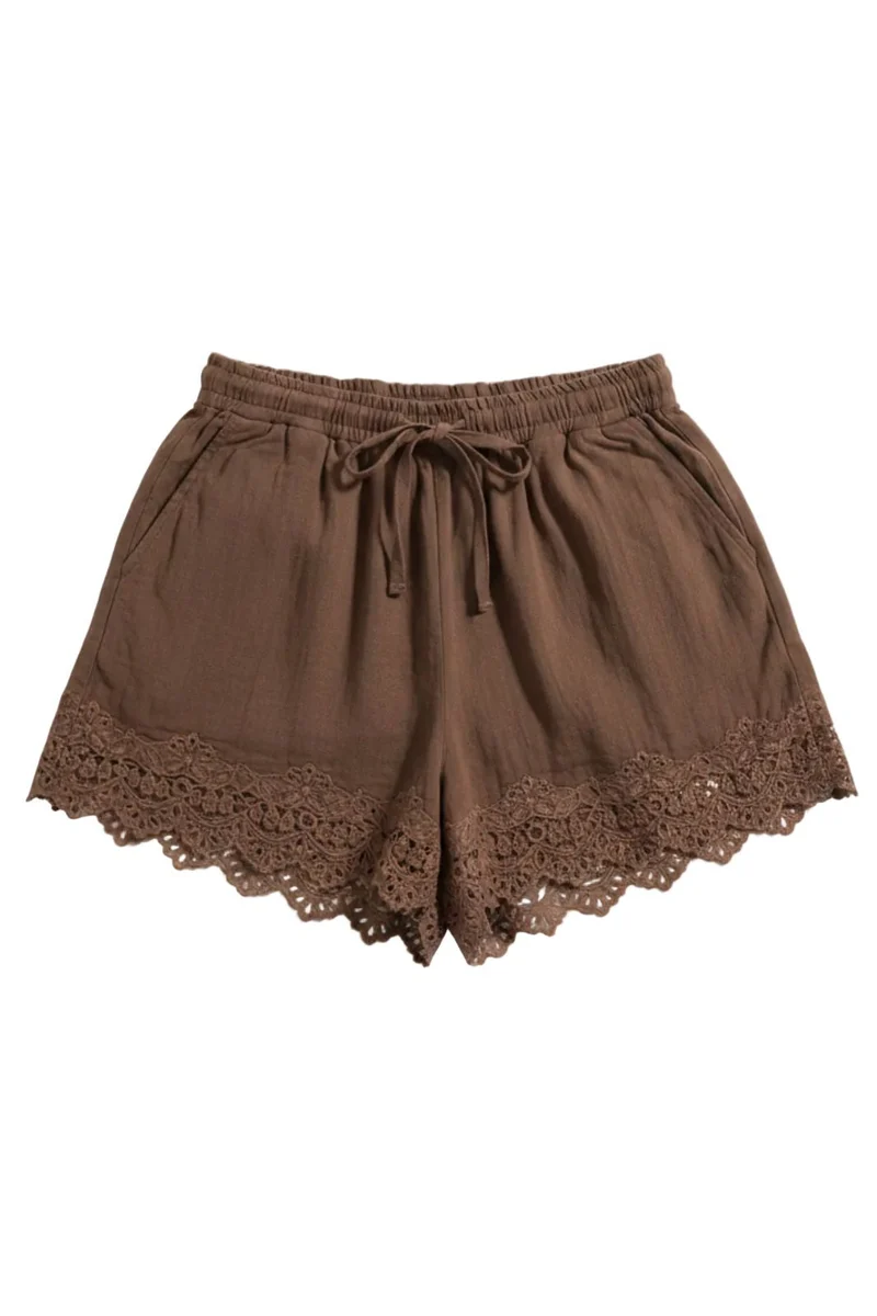 A-Bee - Vanya Shorts - Dark Brown
