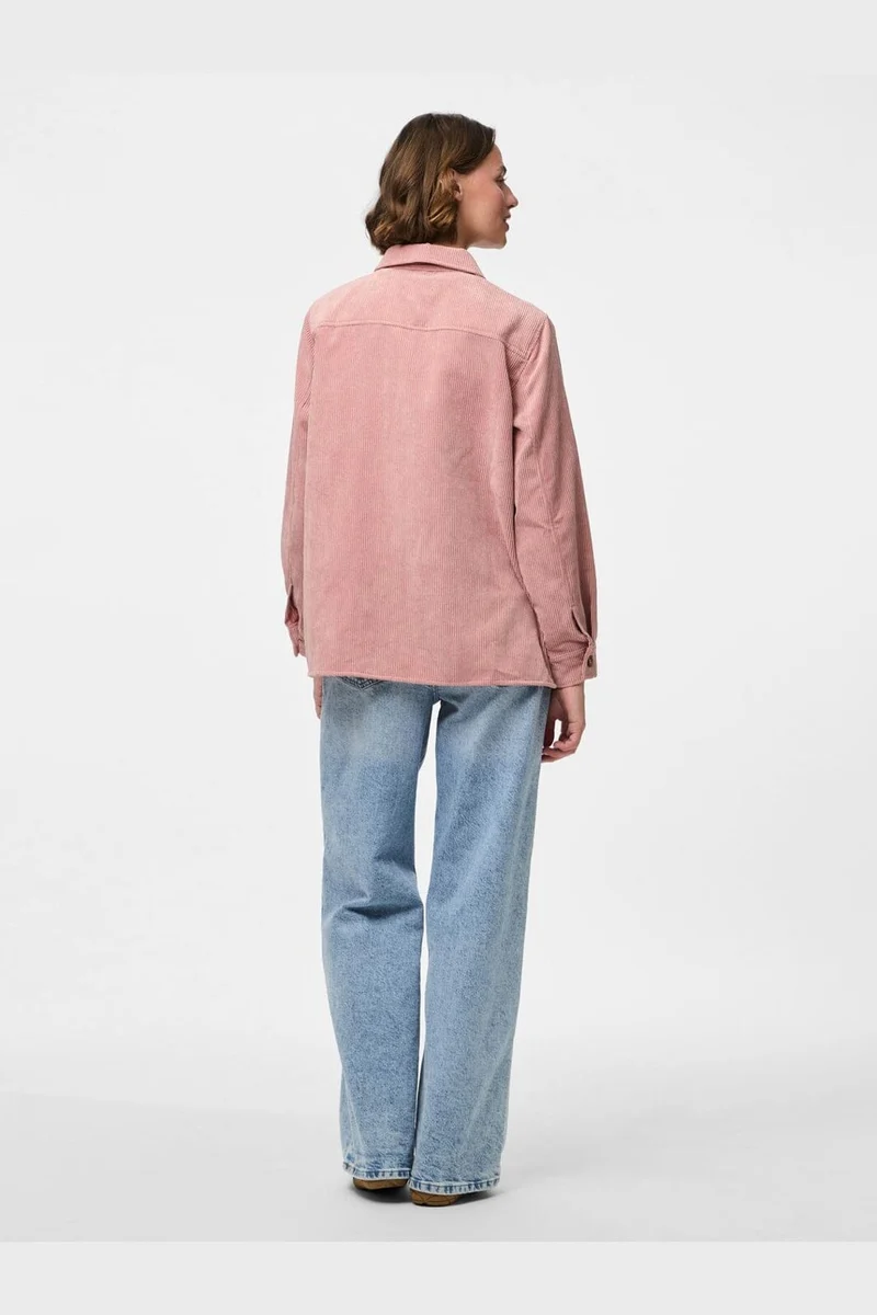 Pieces - Pceffi Ls Corduroy Shirt - 3415168 Ash Rose