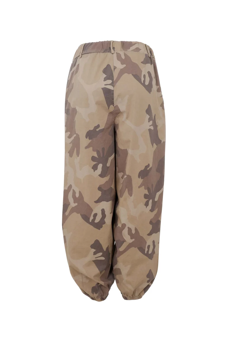 Black Colour - Bcally Balloon Pant 41202 - Brown Camouflage