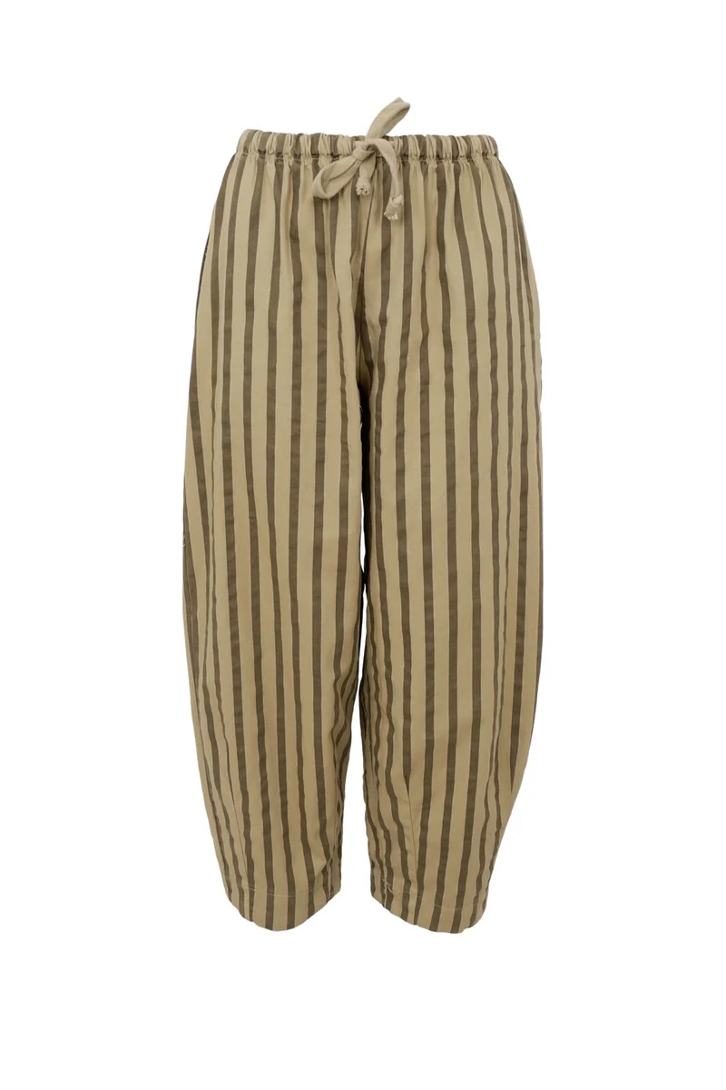 Black Colour - Bcmallu Barrel Pant 41252 - Lt. Army