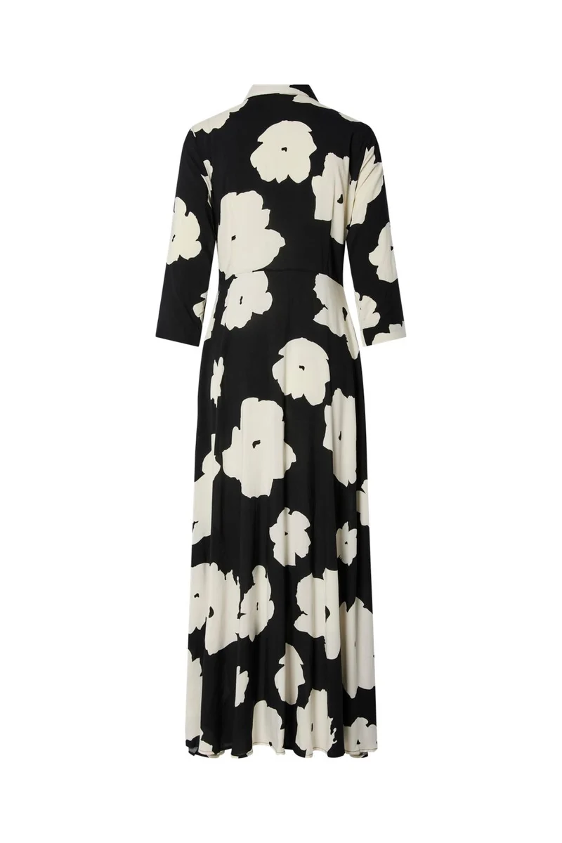 Yas - Yassavanna Long Shirt Dress - 4630883 Black Mille