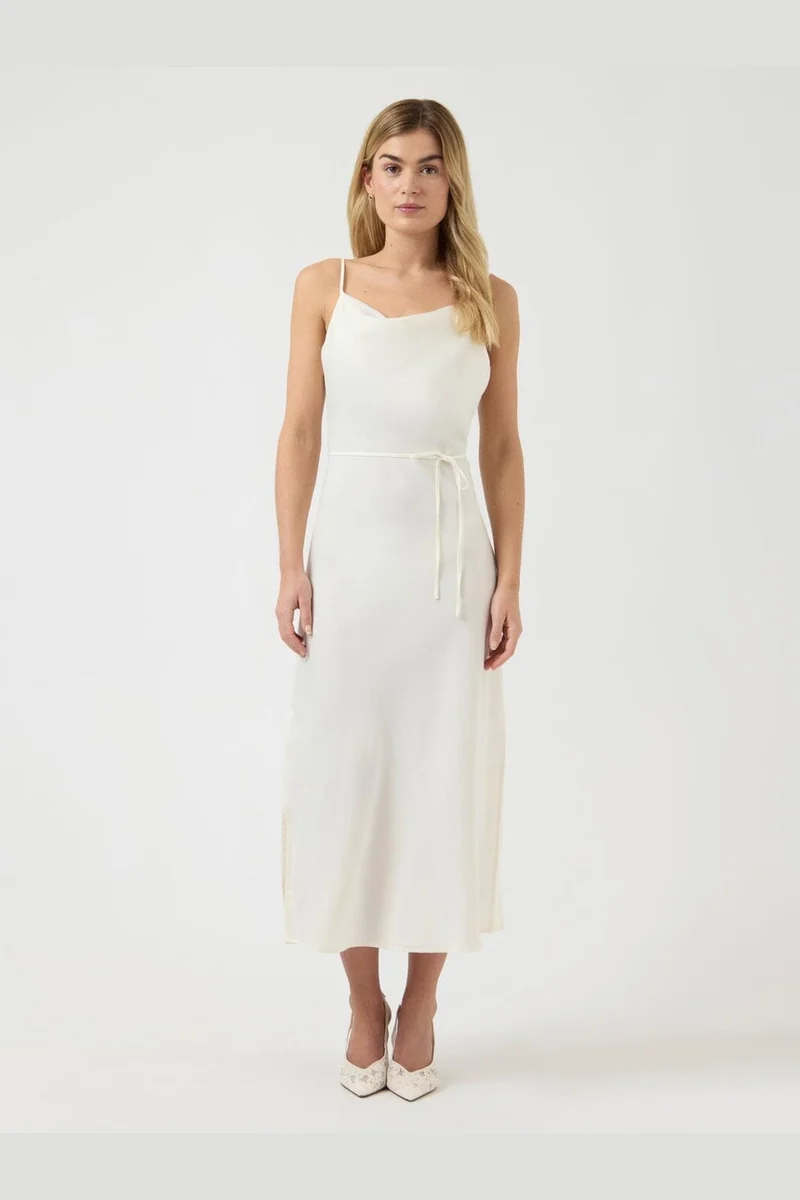 Yas - Yasthea Strap Long Dress - 4678202 Gardenia