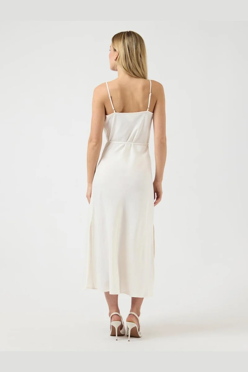 Yas - Yasthea Strap Long Dress - 4678202 Gardenia